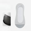 Silk-coated Cooling Four-sided Silicone Soft Ankle Socks, Invisible Socks for Women, Anti-slip Cotton Bottom, Sweat-absorbing Net Fabric Short Socks