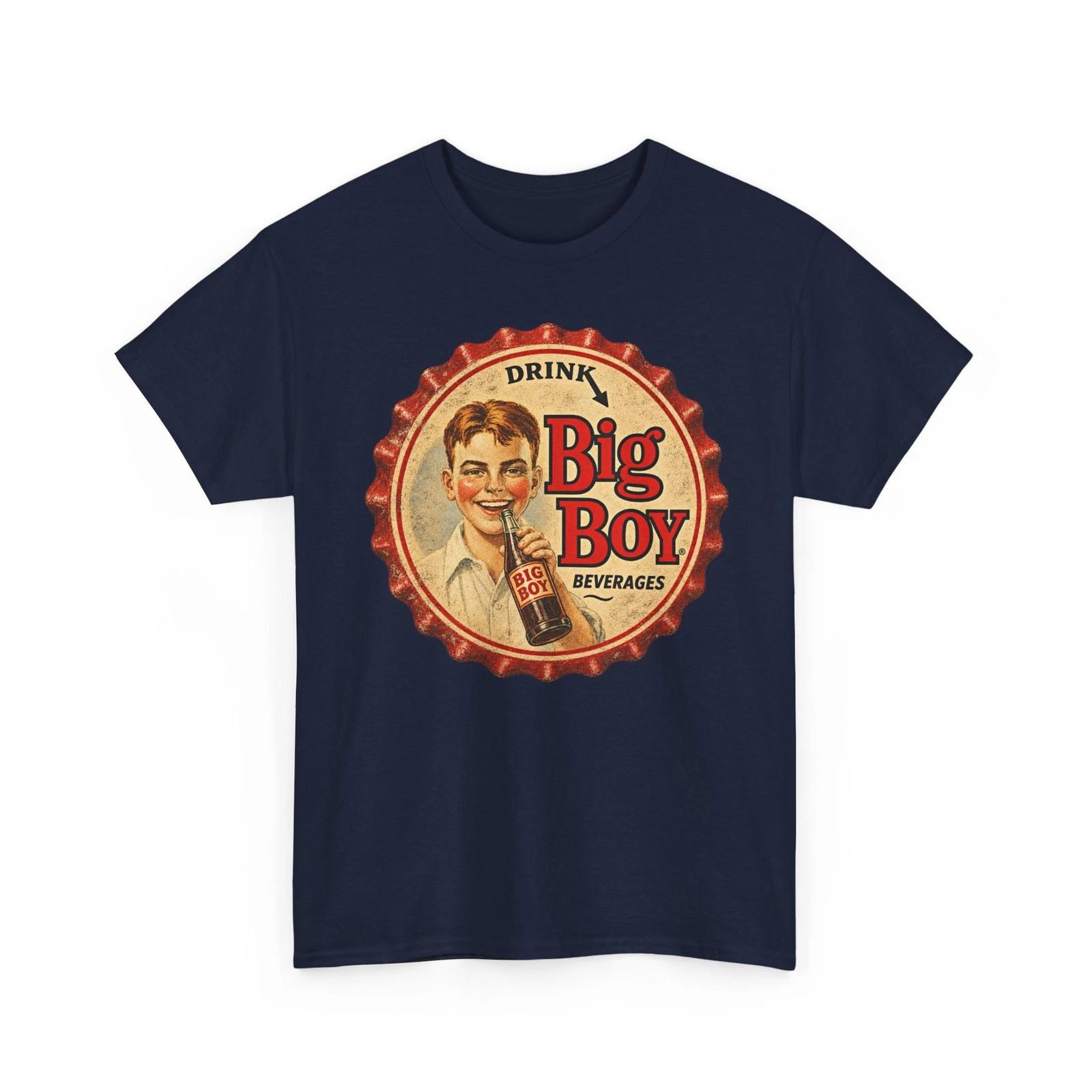 Drink Big Boy Beverages Vintage Soda Soft Drink Cola Pop Retro T-Sirt 3XL