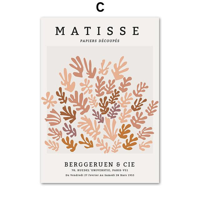 Vintage Abstract Matisse Sun Girl Bird Nordic Posters And Prints Wall Art Canvas Painting Wall Pictures For Living Room Decor