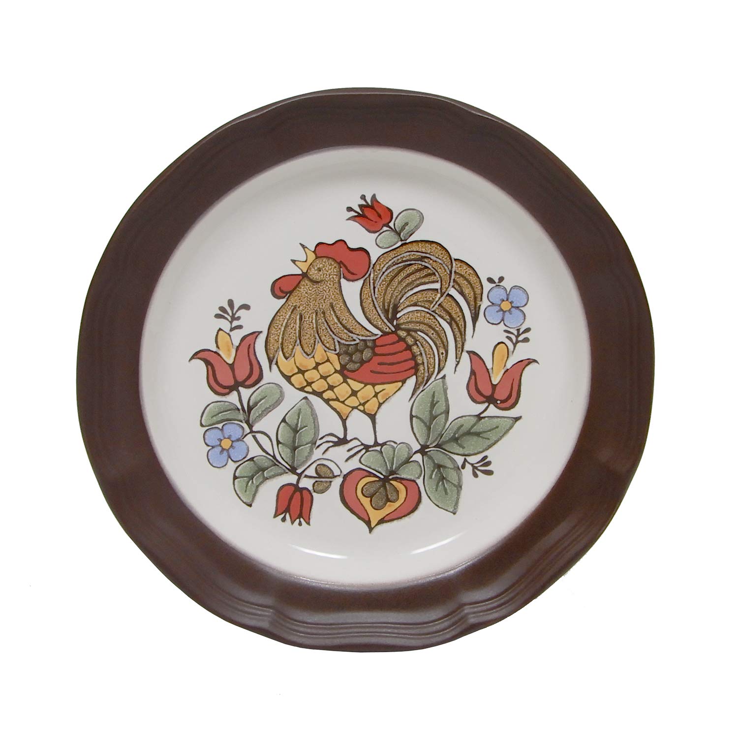 

MIKASA REVIVAL Early Morning Plate 20, 20cm Diameter x 20cm Depth x 2.7cm Height, Microwave, Dishwasher, and Oven Safe, T-925379