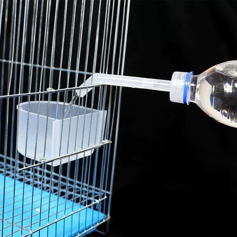 Portable Water Dispenser for Birds, Bird Cage Supplies, Accessories, Pet Plastic Faucets