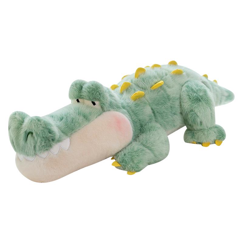 Mr. Crocodile Plush Toy - Cute Large Sleeping Pillow for Kids