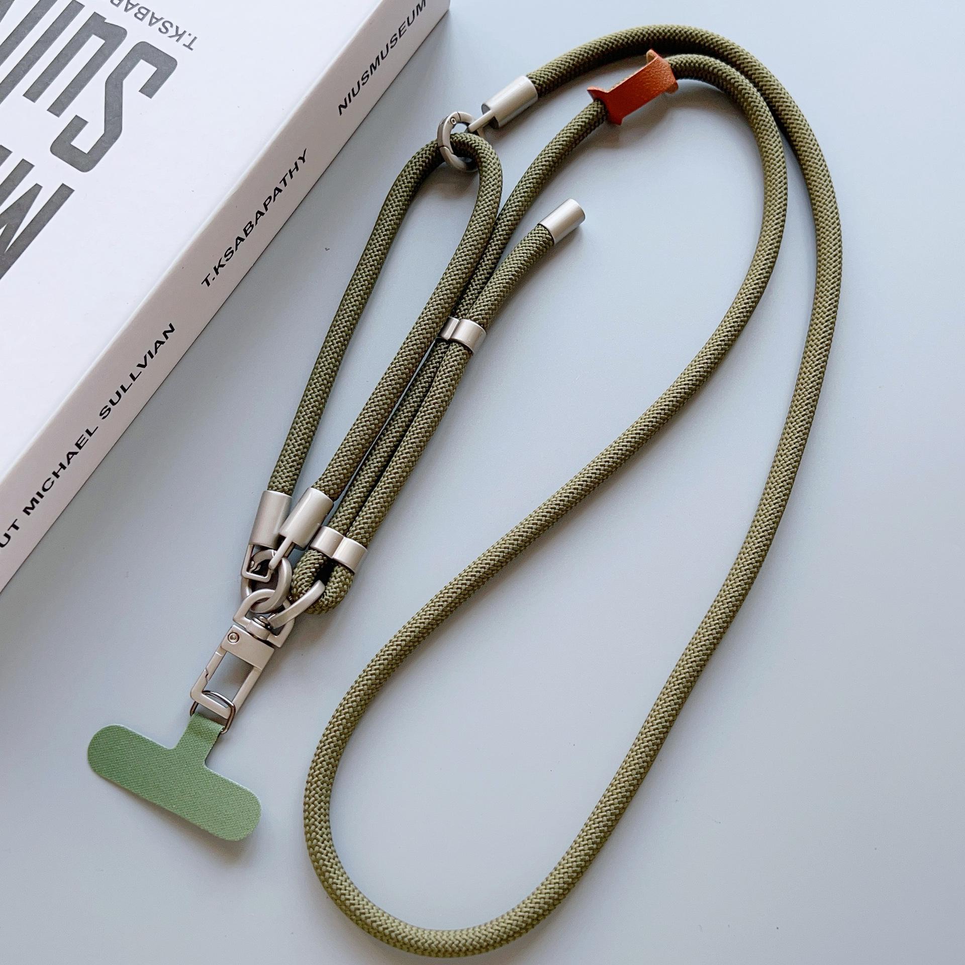 Adjustable Crossbody Phone Lanyard & Camera Strap with Patch