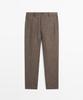 Masimodutti Linen Striped Pants