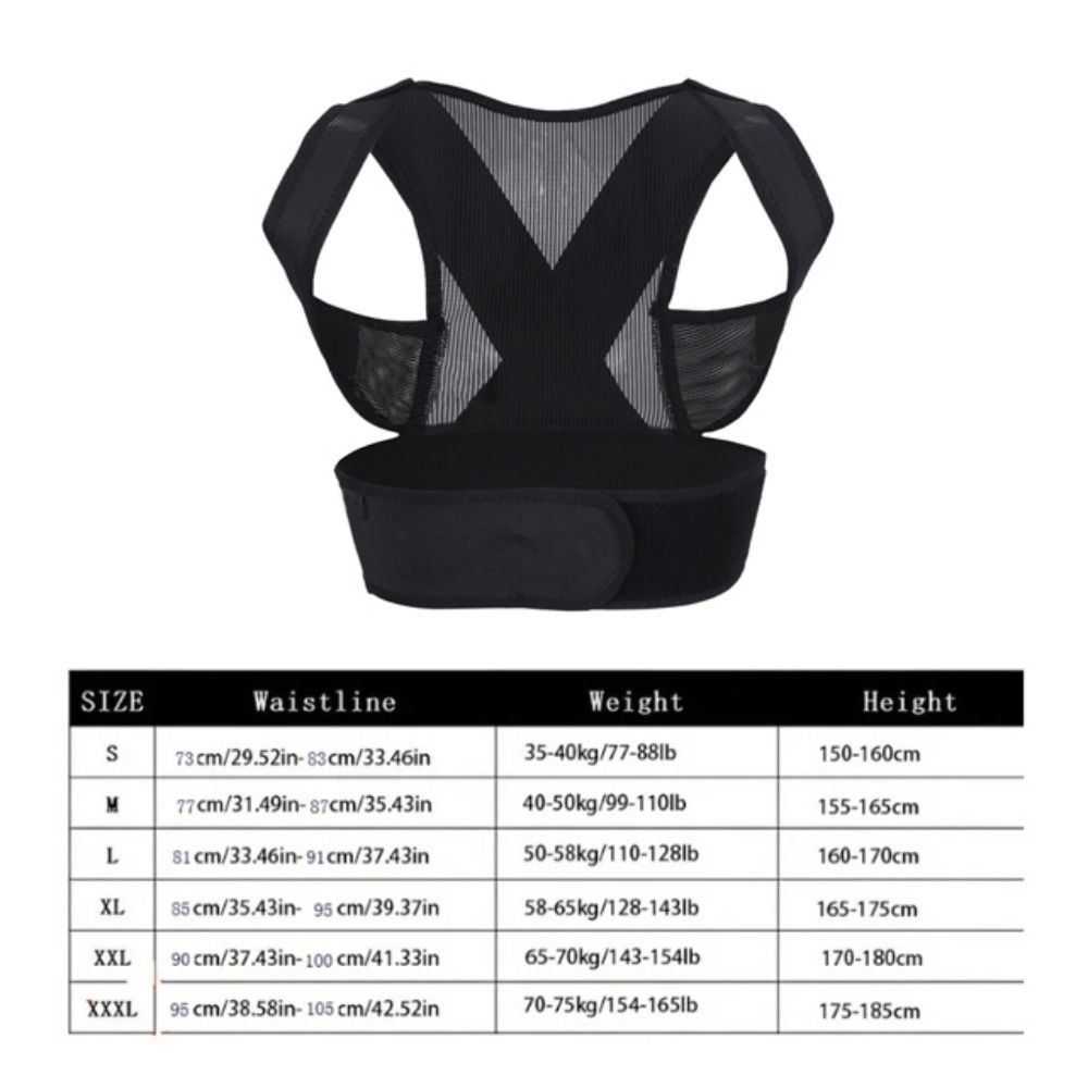 With Straps Back Correction Posture Spinal Sitting Hunchback Corrector For Adults