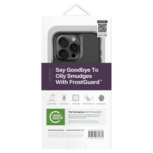 Uniq Etui Lifepro Xtreme Iphone 16 Pro 6.3 Magclick Charging Szary/Smoked
