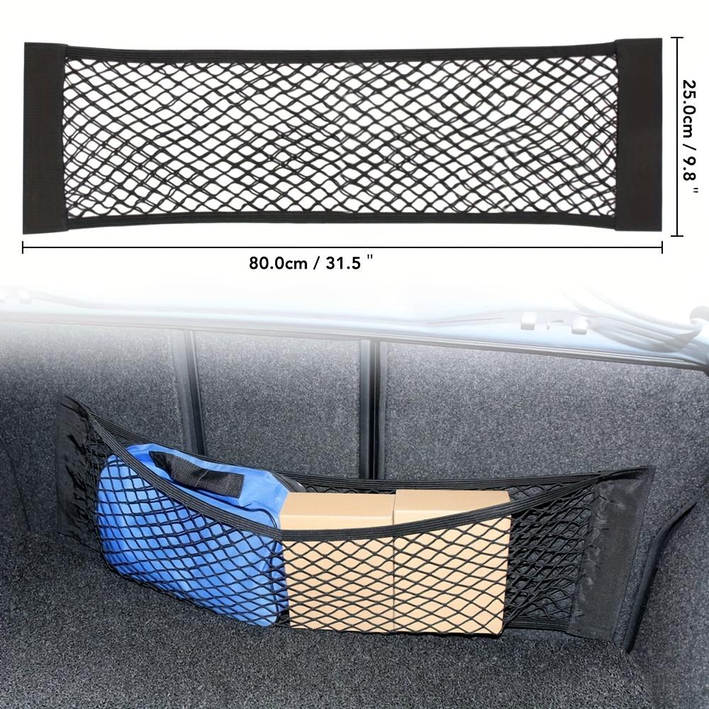 1PC Car Trunk Mesh Bag Storage Fixed Artifact Velcro Mesh Bag Car Storage Bag Car Supplies Storage Net