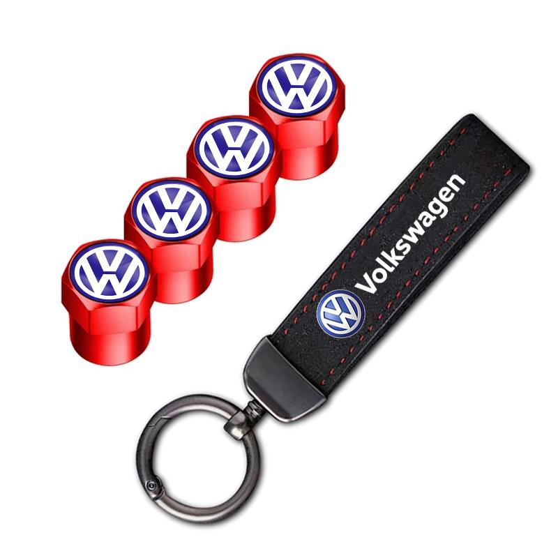 For Volkswagen n2Car Tire Wheel Valve Caps Cover/Car Key Chain Ring Keychain For VW Golf Polo Tiguan Touran Jetta Passat CC T5 GTI Scirocco Caddy