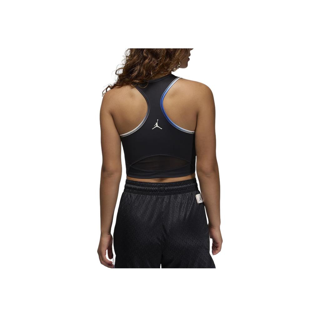 Jordan Comfortable Soft Simple Sports Tank Top Women tops Black FZ4438-045