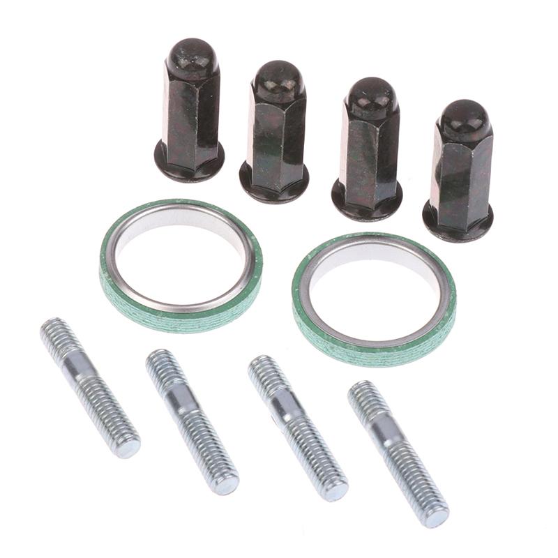 2 Set Egzoz Borusu Vida Conta Kiti Gy6 Motosiklet Scooter Motoru Egzoz Borusu Yedek Parçaları