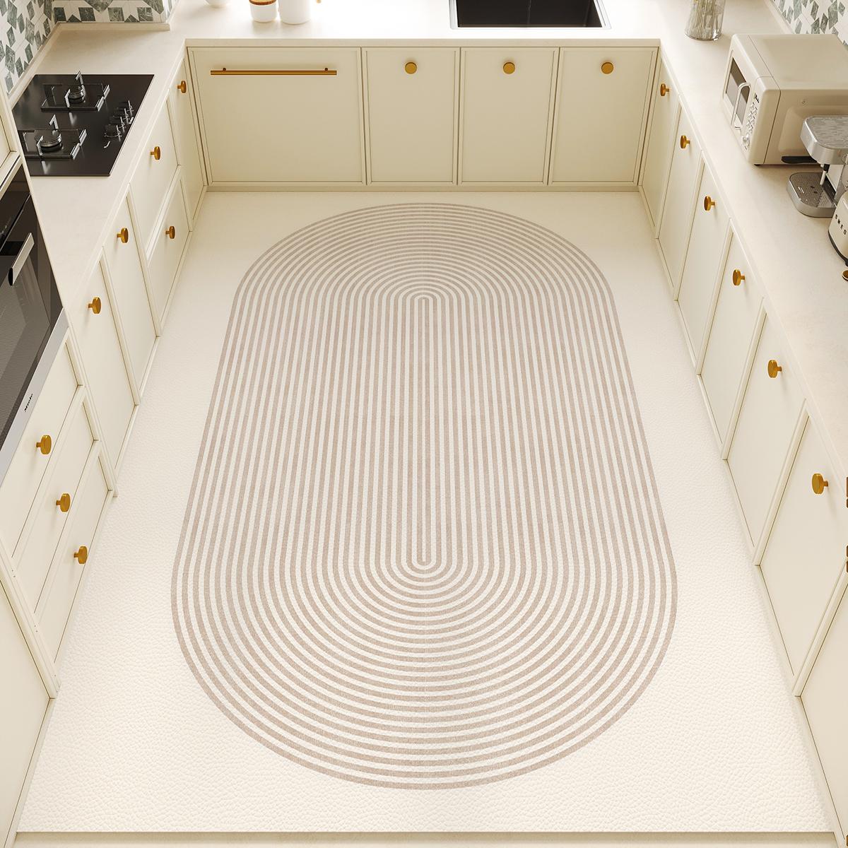 

PVC Kitchen Carpet Waterproof Non-slip Floor Mat Oil-proof Home Decoration Rug Vinyl Leather Foot Mats Alfombra Pvc Cocina 1pc 50x80cm