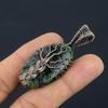 Tree Of Life Ruby Zoisite Pendant Gemstone Jewelry, 999 Copper Wire Wrapped Handmade Pendant, Latest Design Jewelry