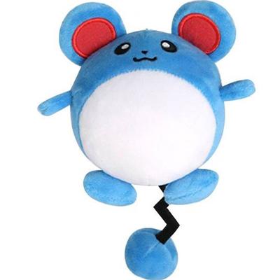 Pokemon Marill bag ring bábika, zmiešané farby, 13 cm, Obľúbené hračky pre kórejské deti