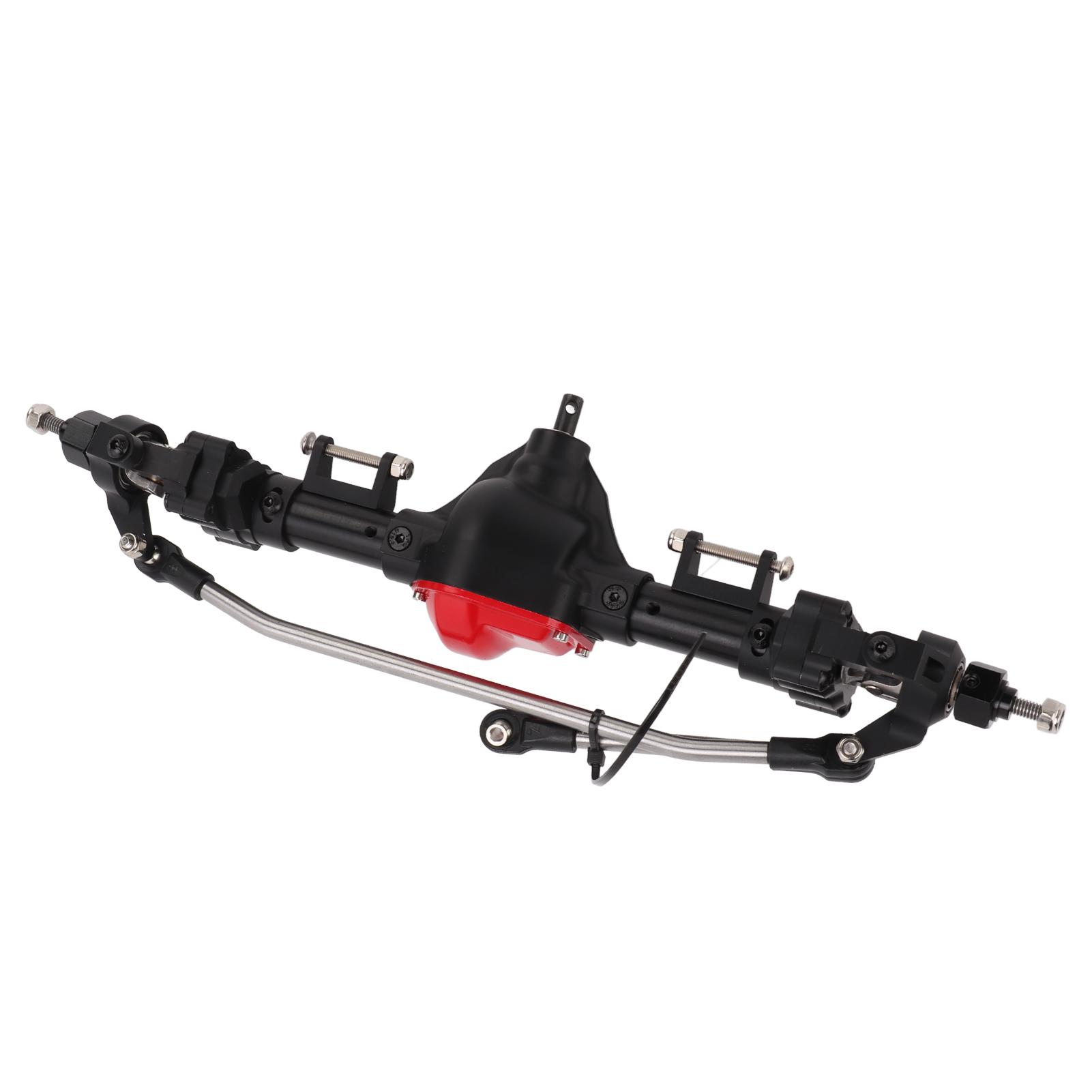 

CNC Металевий Комплект Переднього Портального Моста для Радіокерованого Автомобіля Axial SCX10 1 10 RC Crawler Car AccessoryЧорний чорний