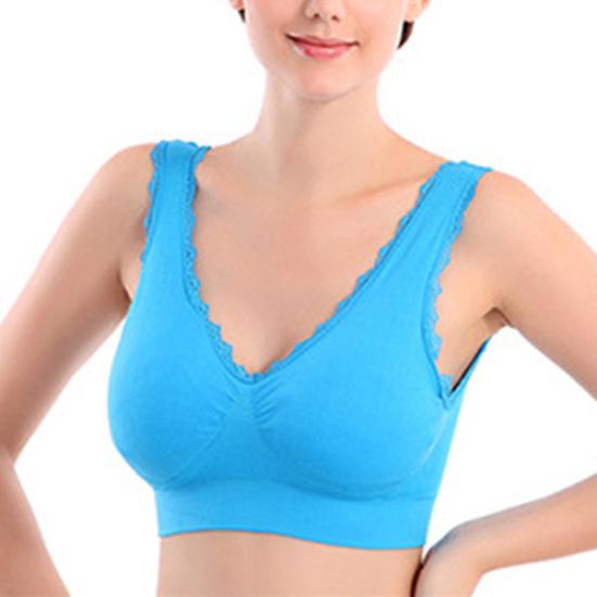 Mode Frauen Sexy Single Layer Nahtlose Bh Wireless Sport Yoga Shapewear