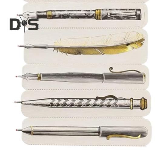 1Pc/2Pcs Flat Paper Pens Bookmark Double-Sided Ultra-Thin Paper Pens Card Tearable Fabulously Pen Bookmark for Your Book or Pocket