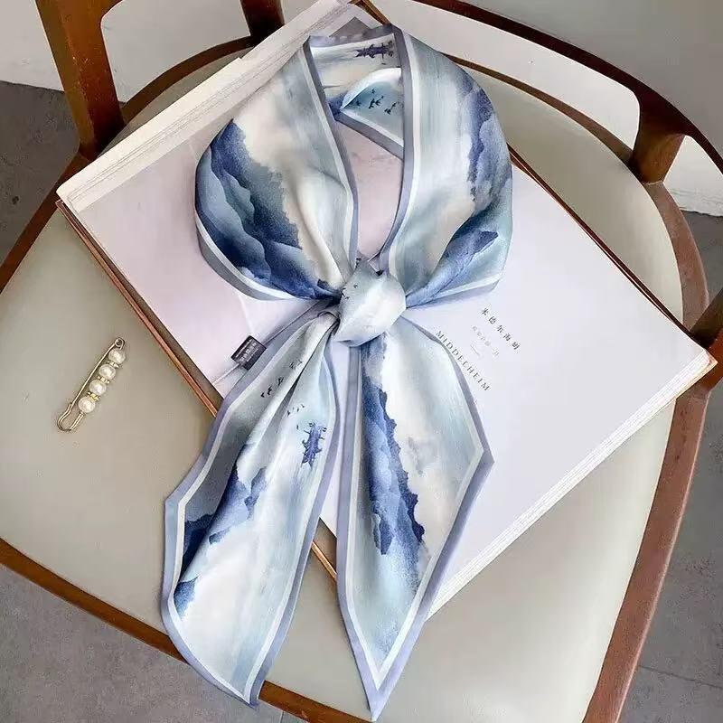 Women's Polka Dot Cashew Long Scarf Belt – 2025 Waist & Neck Accessory