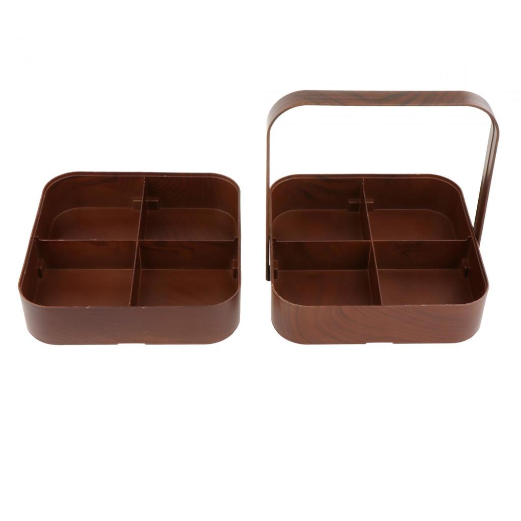 Divided Candy Box Nut Holder Multipurpose Snack Serving Tray Appetizer Platter for Snacks Nuts Fruits Small Items Jewelry