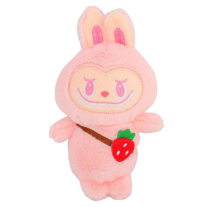 Creative Cartoon Labubu Plush Keychain Soft And Cuddly Colorful Accessory For Couples