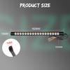 Flexible Motorcycle Rear Brake Light LED 12V DRL Turn Signal Lamp Stop Taillight 3-in-1 Flowing Indicator Light for Cafe Racer