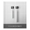 Yamazaki Jitsugyo 10034 Film Hook Toothbrush Holder Single Set of 2 Black W2.6 X D2.4 X H2.6cm (per 1 Film Hook Not Included) Tower Floating Storage