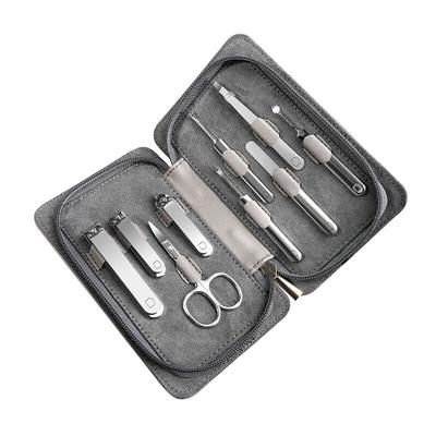 SEESOO 9-Piece Stainless Steel Nail Care Set