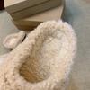 Women's Winter Fluffy Slippers Fur House Slippers For Women Platform Furry Living Room Shoes Female Thick Warm Floor Sandals