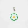 Egg Daisy Keyring