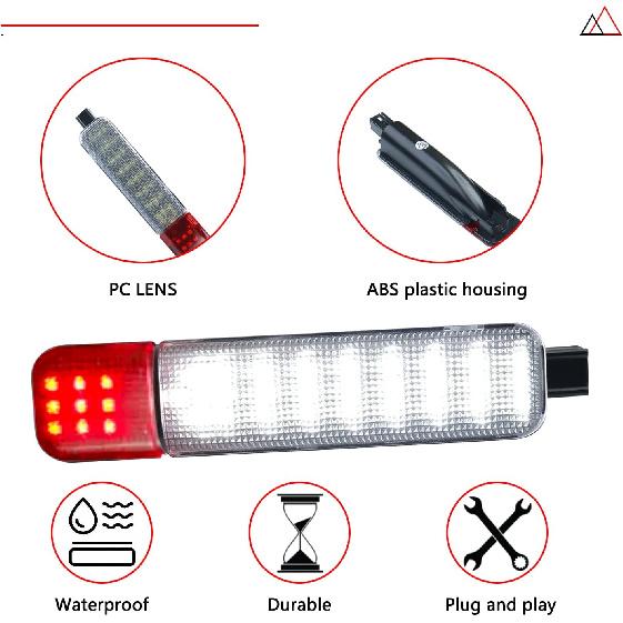Led Doors Light Courtesy Lights Compatible With Chevy Silverado GMC C/K,Sierra 1500 2500 3500, Suburban, Avalanche, Hum-Mer H2 Yukon Car Interior