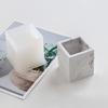 DIY Resin Pen Holder Mold Cube Cylinder Epoxy Resin Silicone Molds for DIY Flower Planter Pot Pen Holder Makeup Brush Organizer