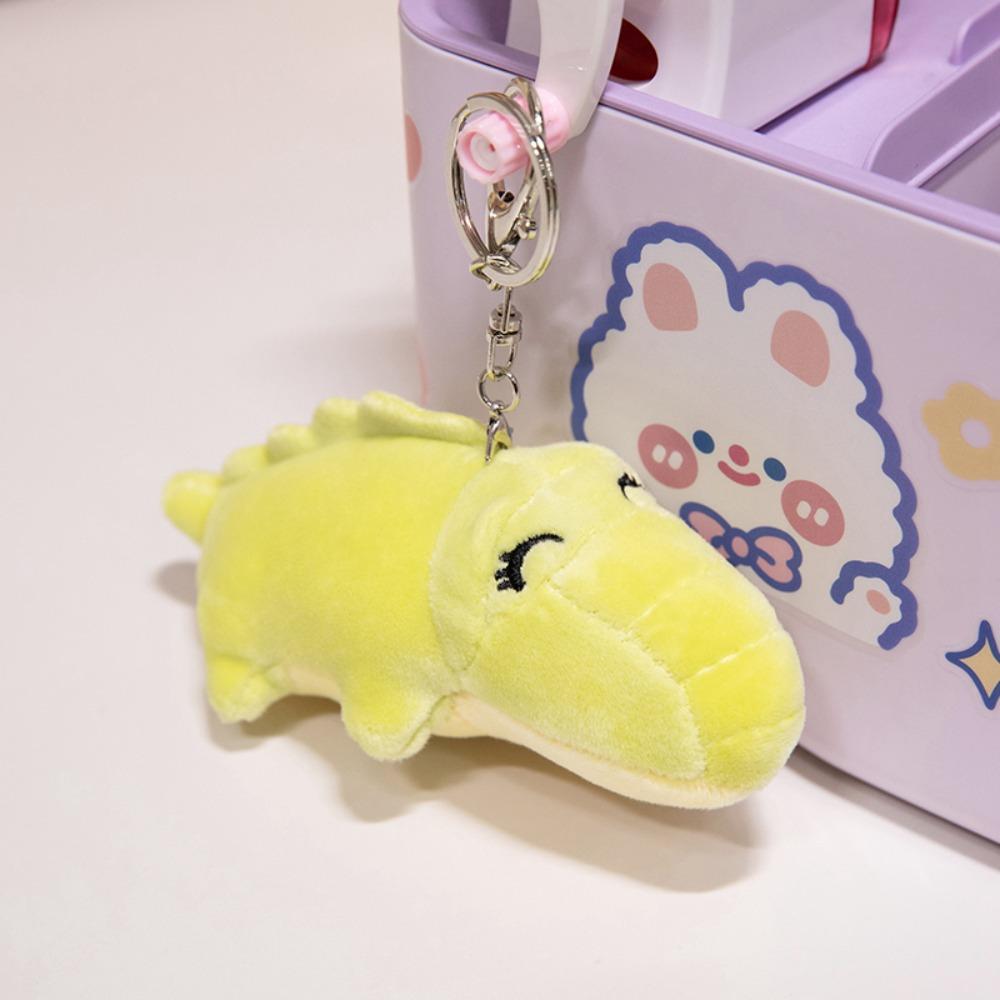 

Hugging Pillows Crocodile Plush Toy Pendant Cartoon Crocodile Throw Pillows Birthday Gifts 13cm Yellow Green