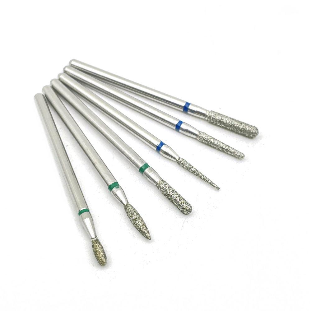 6Pcs Cutter for Manicure Carbide Diamond Nail Drill Bit Set Milling Cutters Nail Art Pedicure Tools Kit Nail Drill Bits