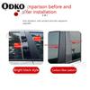 6Pcs Car Pillar Posts for Nissan Qashqai J10 2008 2009 2010 2011 2012 2013   Door Window Trim Stickers Black