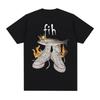 Fih Vtipné Meme Rybí Trička Pánská Dámská Módní Vintage Oversized Tričko Bavlna Ležérní Trička s Krátkým Rukávem Harajuku Streetwear