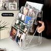 5/7-poziomowy stojak na płyty CD, stojak na ekspozycję albumów, przezroczysty stojak do przechowywania płyt i kaset, wielofunkcyjny stojak na blat
