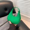 Chic Crescent Felt Shoulder Bag For Women Trendy 2023 Street Style Handbag