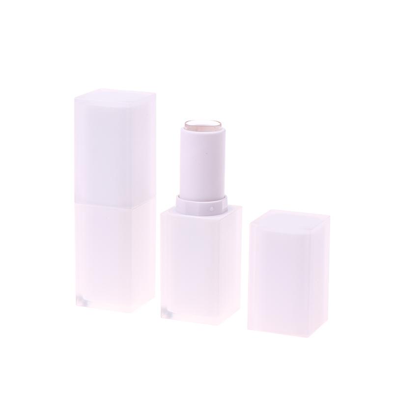 Tube de rouge à lèvres à boucle carrée 3,6G Tubes vides de baume à lèvres Brillant à lèvres Emballage de maquillage de voyage Échantillon Contenant de rouge à lèvres fait maison