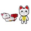 Cute Cat Enamel Pin Anime Movie Badges on Backpack Manga Brooch Set Hat Lapel Pins Cartoon Jewelry Cosplay Accessories Toys Gift