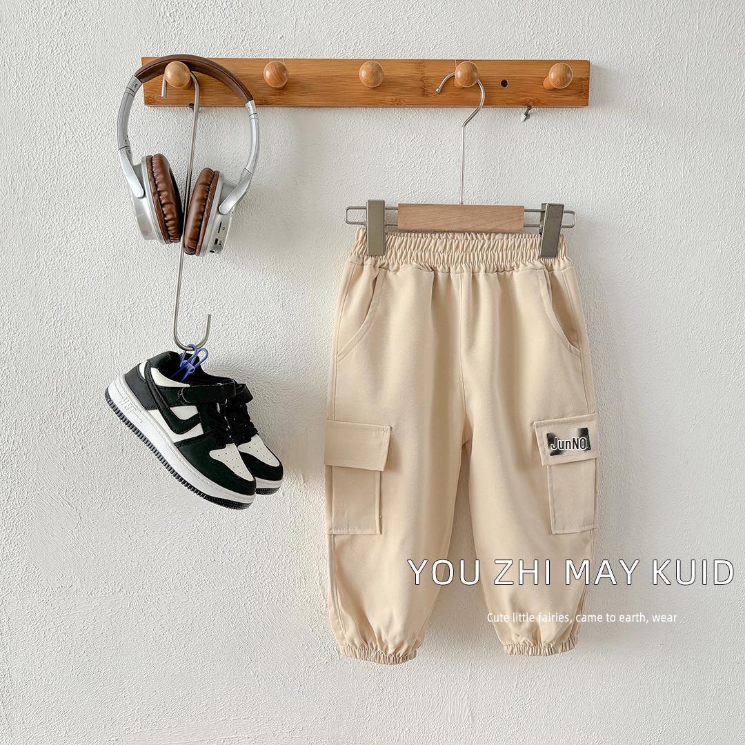 2024 Boys & Girls Casual Joggers: Spring-Autumn-Winter, Kids Loose Cargo Pants 80 cm