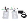 2PCS 36V 48V 60V 450W 23A Electric Bike Controllers Aluminum Alloy Dual Drive Brushless Motor Controller with V890 LCD