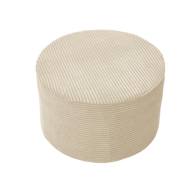 

1PC Nordic Style Jacquard Round Ottoman Cover Universal Fit Elastic Ottoman Slipcover Stool Protective Case for Living Room