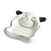 Bathroom Soap Box Puppy Shape Waterproof Soap Dish with Raised Drainage Stripes Soap