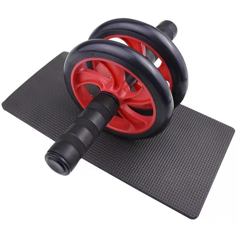 Ab Wheel Roller Set With Knee Mat Home Abdominal Exercise Equipment Core Strength Training Fitness Workout Tool