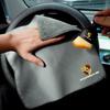 Wsdz2 Voor Porsche Auto Schoonmaken Zachte Borstel Tool Stofverwijderaar Suede Fleece Microvezel Wasdoek Auto Schoonmaak Doek Auto Accessoires