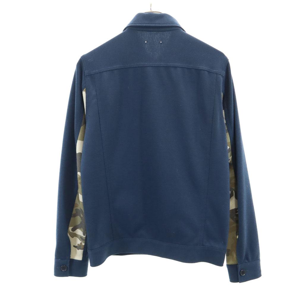 SOPH. Made In Japan Camouflage Tracker Jacket Navy Stretch Men's Used
