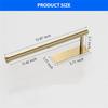 A95I-Paper Towel Holder Under Cabinet, Self-Adhesive,No Drilling, Stainless Steel, Wall-Mounted For Kitchen, Home, RV
