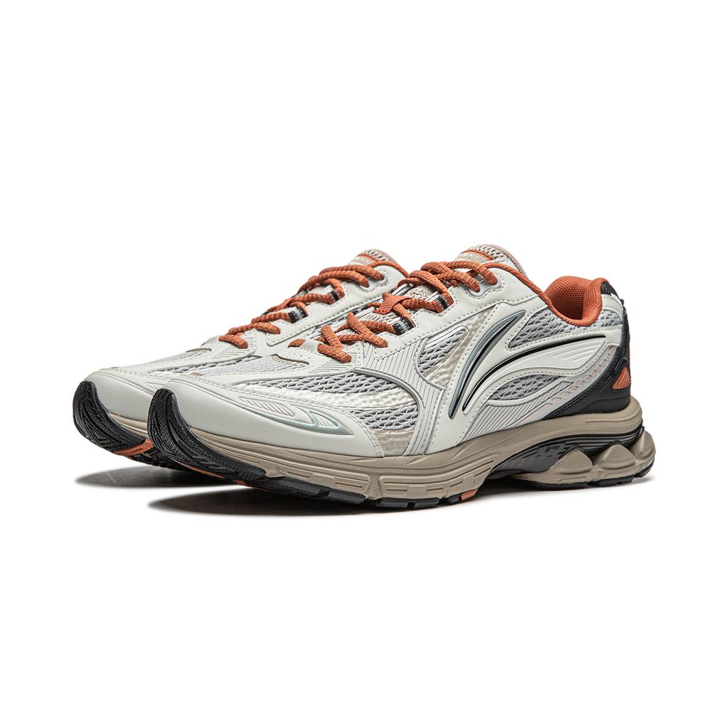 Li Ning Fuyiao 2.0 Classic Retro Dual Cushioning Stable Support Shock Absorption Non-Slip Wear-Resistant Lightweight Low-Top Running Shoes ARXU001-6