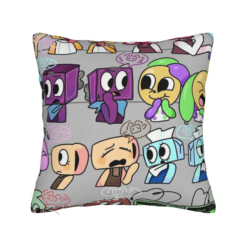 Dandy's World Pillow Cover Game Comfy Cushion Cover Novelty Pillow Case For Couch Sofa Bedroom
