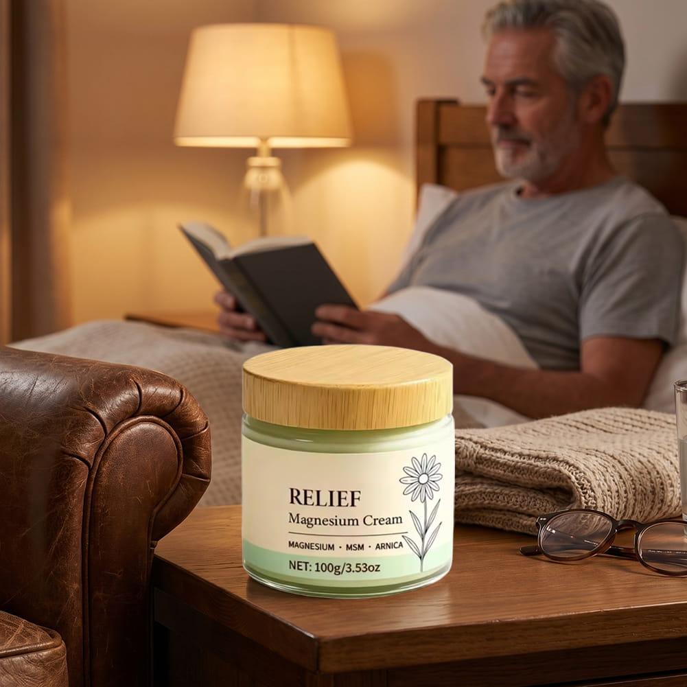 Nerve-soothing magnesium cream Natural ingredients Cream Relieves Tension Muscle Discomfort relax tight muscles
