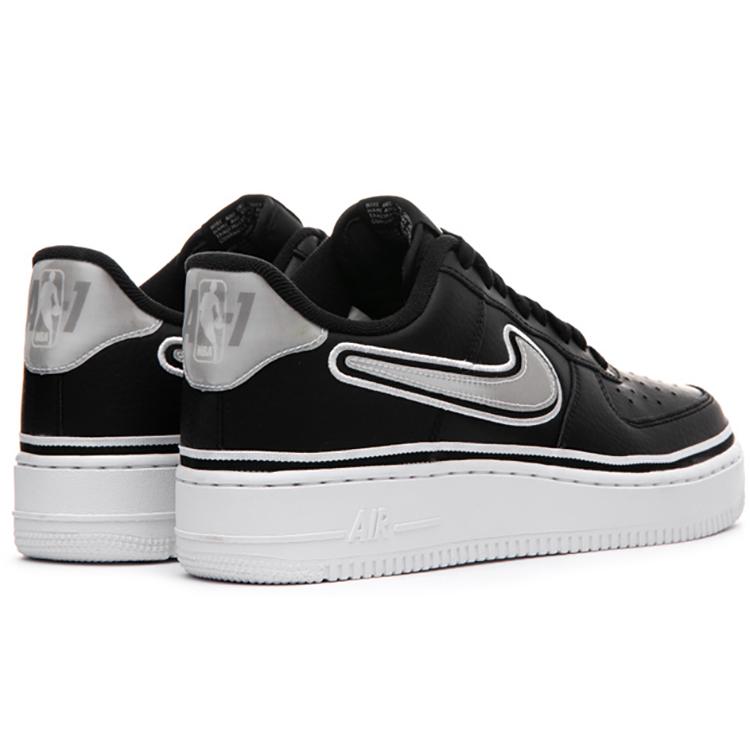 Nike Air Force 1 Low Sport Nba Black White AJ7748-001